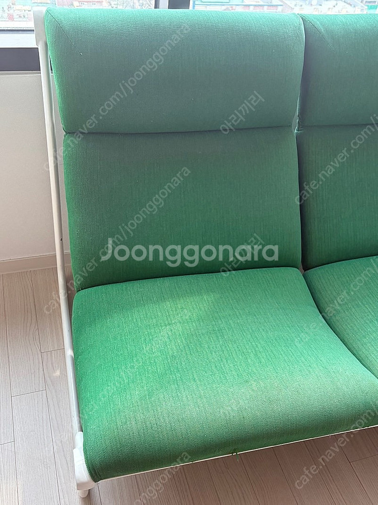 빈티지 knoll 한나 모리슨 하이백 2인 쇼파. 미드...--1
