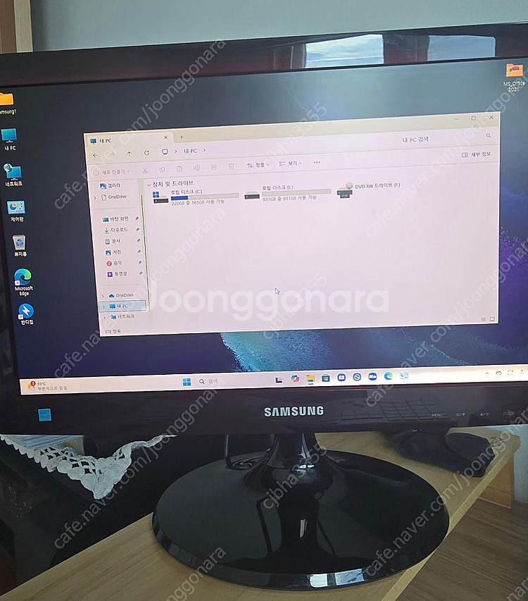 삼성데스크탑i5 11400컴퓨터-Win11Pro--6