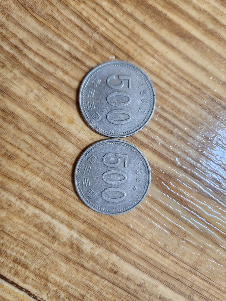 1982년 100원500원 이미지