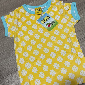 던스 노랑 클로버 반팔 미시착 새상품