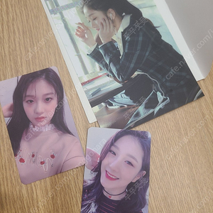 프로미스나인 이서연 투하트 공방엽서 + 친필사인포카