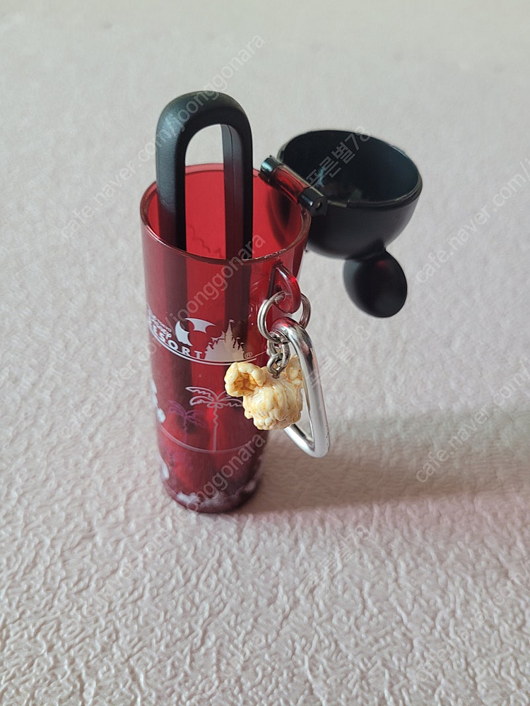 미사용)도쿄 디즈니랜드 미키 팝콘 집게 디즈니 팝콘 디즈니키링 굿즈 이미지