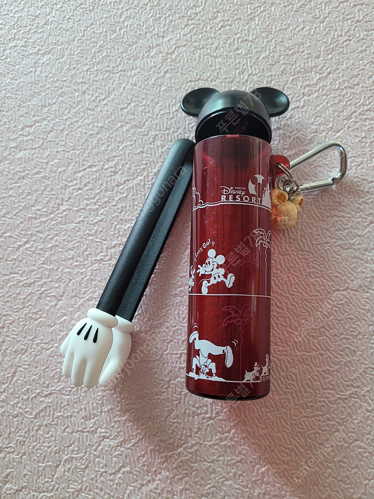 미사용)도쿄 디즈니랜드 미키 팝콘 집게 디즈니 팝콘 디즈니키링 굿즈 이미지