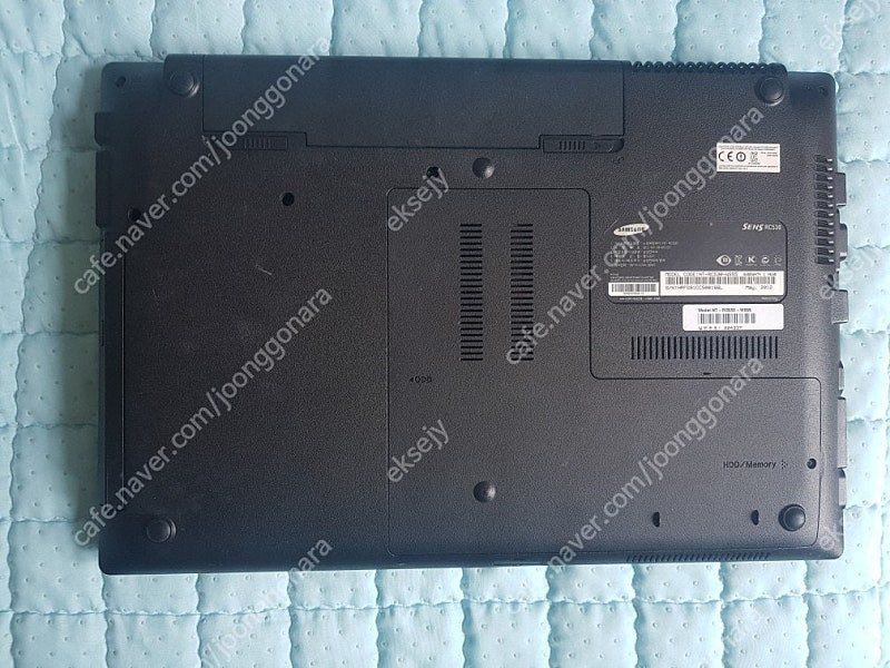 삼성 노트북 컴퓨터 NT-RC530 . 사양 I5 2450M , SSD 120기가 메모리 4기가.. 4만원 이미지