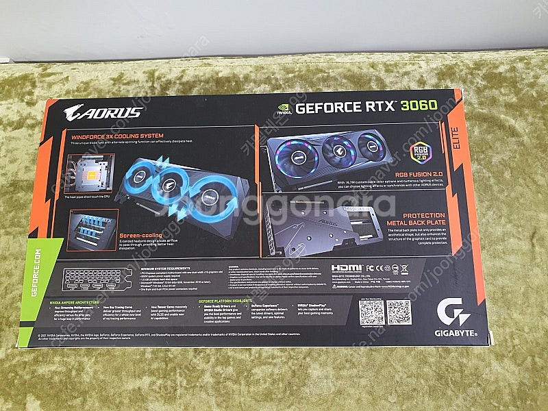 그래픽카드 기가바이트 aorus rtx3060 12g ...--6
