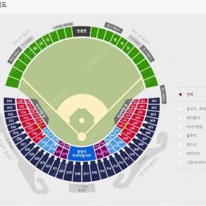 8/8(금) 잠실 한화 이글스 vs 엘지 트윈스 3루 한화 네이비 응원석 2/4연석 양도