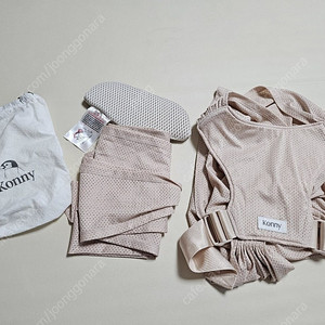 코니 아기띠 플렉스 에어매쉬 XS-XL 페일핑크