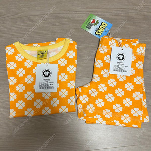 던스 주황클로버 반팔92 반바지8692