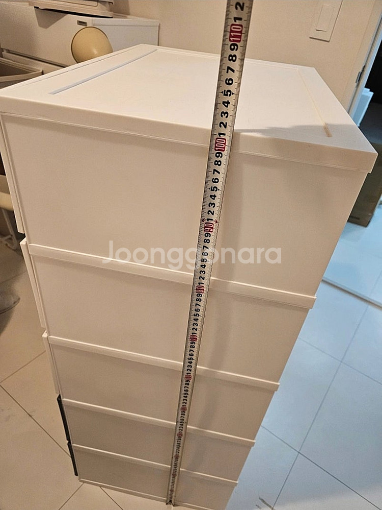 한샘 올데이 플라스틱 5단 서랍장 (45000원)--2