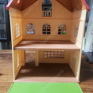 실바니안 3층집+냉장고세트+고양이가족 4만