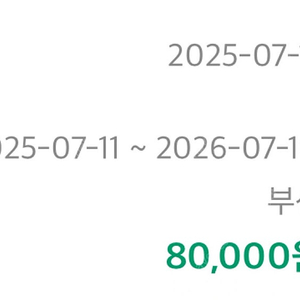 롯데면세점 LDF PAY 부산점용 8만원
