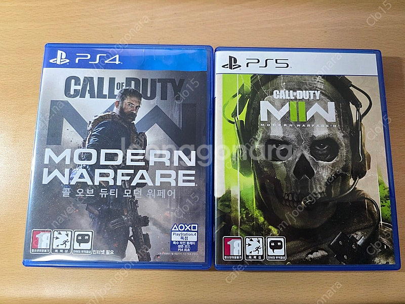 플스 콜오브듀티 모던워페어1,2 일괄 판매합니다--0