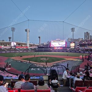 8/8 삼성 kt 3루 응원지정석 3연석