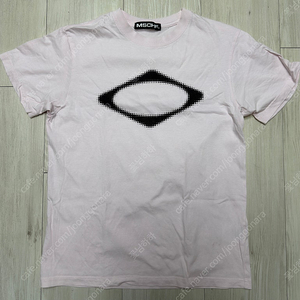 미스치프 RHOMBUS BLUR T-SHIRTS_LIGHT PINK