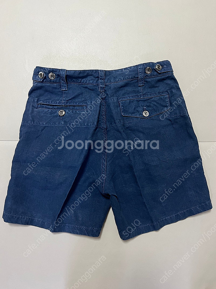 [32] 드레익스 22ss 린넨 쇼츠 네이비--2