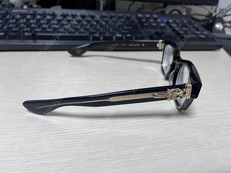 크롬하츠 컨볼루티드 블랙18k골드--6