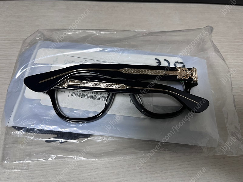 크롬하츠 컨볼루티드 블랙18k골드--8