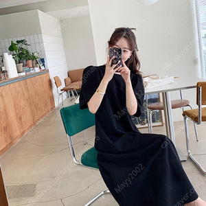 바이씨니 제작 컬러퍼프원피스 블랙 새상품 팝니다