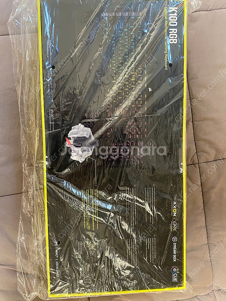 커세어 K100 RGB 광적축 미개봉 새상품--0