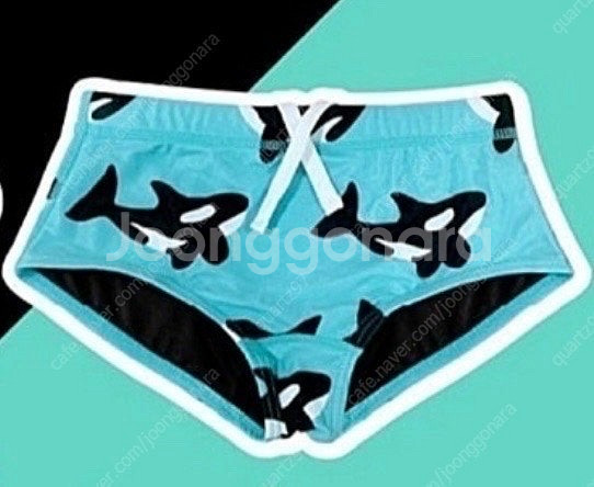 (새상품) 풀타임 범고래 숏사각 민트xxl--0