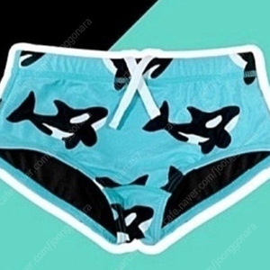 (새상품) 풀타임 범고래 숏사각 민트xxl