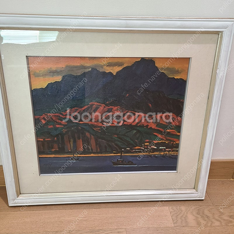최재섭 화백 유화 그림 작품 팝니다.45.5X37.9c...--0