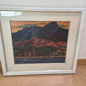 최재섭 화백 유화 그림 작품 팝니다.45.5X37.9cm 1986년작
