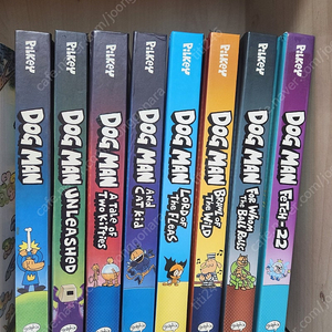 도그맨 영어원서 하드커버 8권 택포4만 dogman