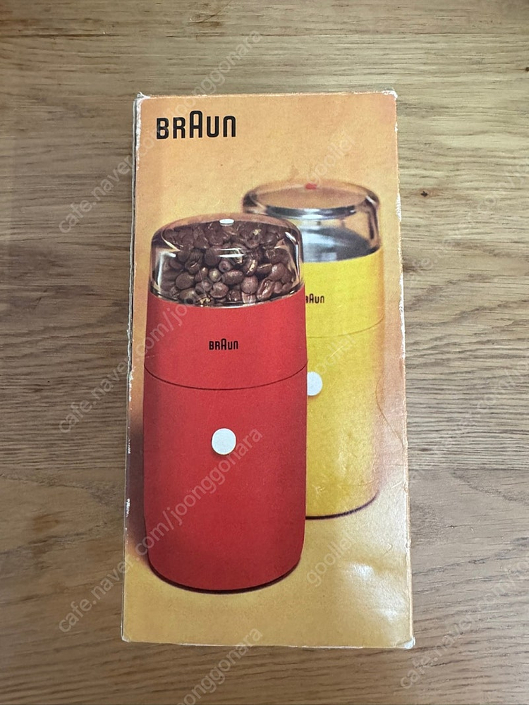 BRAUN 브라운 커피그라인더 KSM1 오렌지색 판매합니다. 이미지