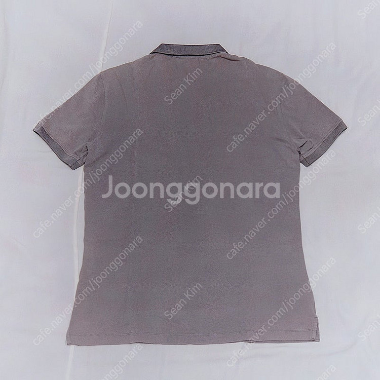 아르마니 (ARMANI) 투톤카라 반팔 폴로티 피케 티...--1