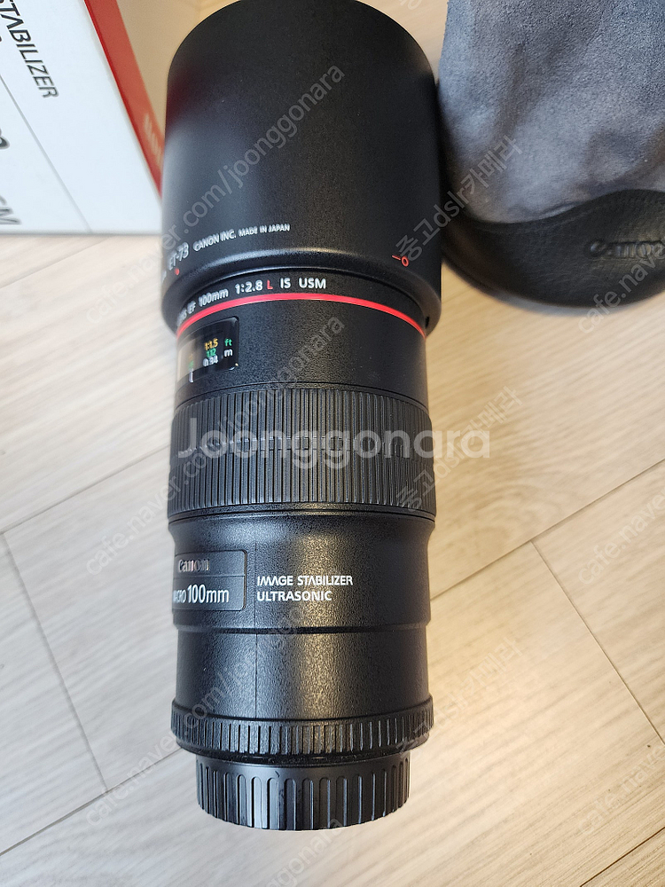 캐논 정품 100mm f2.8 L macro is 백마...--2