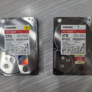TOSHIBA 3TB HDD 2개