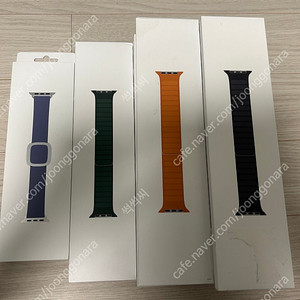 애플 정품 마그네틱 링크 가죽링크 미개봉