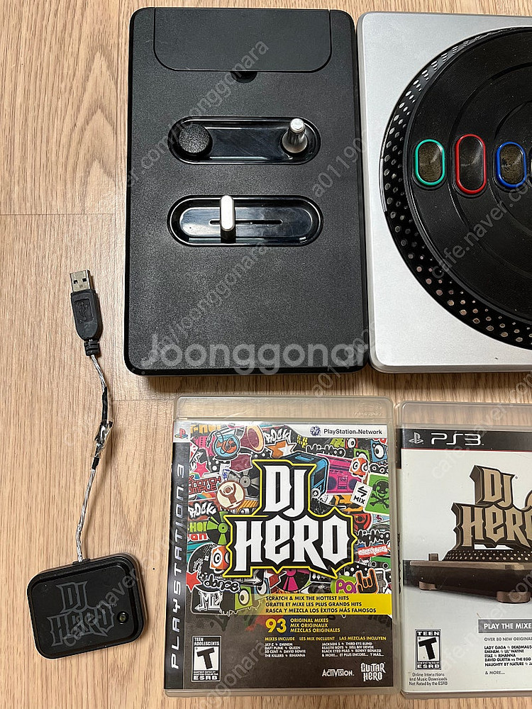 플스3 PS3 dj hero 건콘셋 (짭) 일괄(인 하...--0