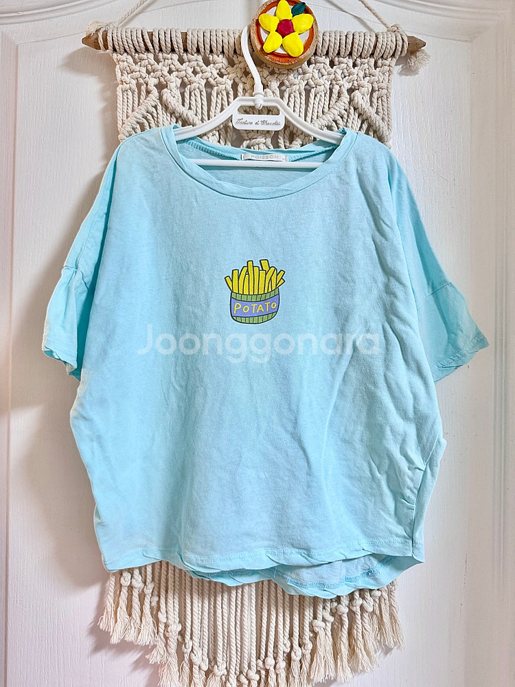 유아 아동 키즈 주니어 푸아송 티셔츠 (2XL;120~...--1