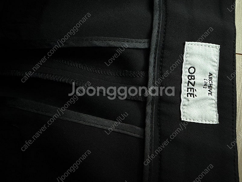 한섬 2020 오브제 블랙 슬랙스 기본 팬츠 (랑방, ...--6