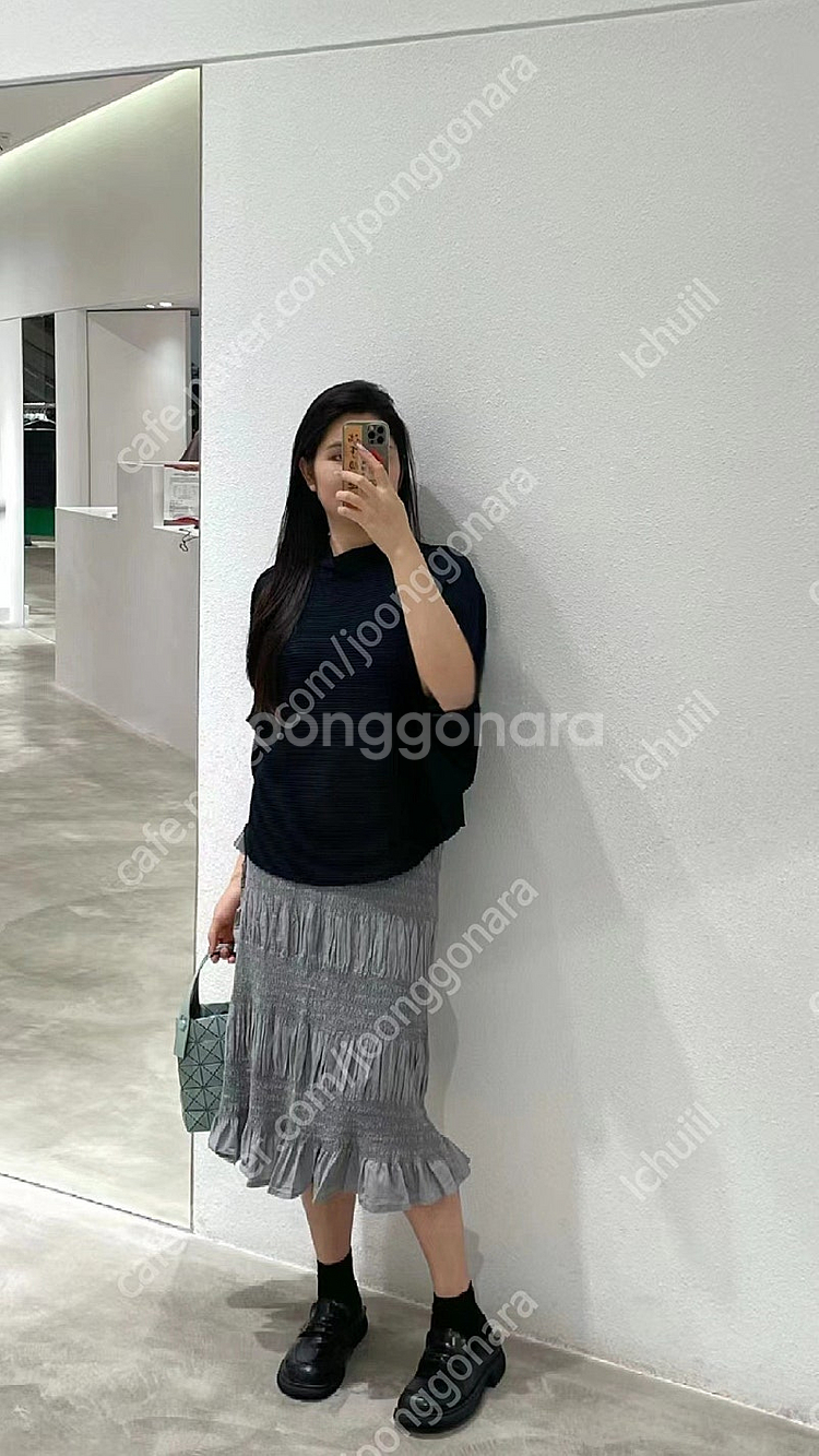 이세이미야케 미 바스켓 니트 탑 ~--2