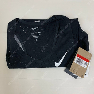 NIKE 나이키 에어로스위프트 싱글렛 블랙 L