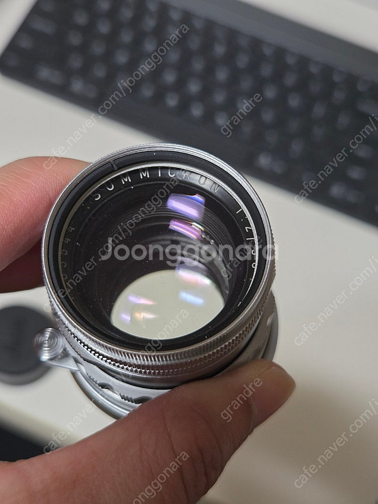 라이카 50mm f2 Summicron Rigid 주미크론 리지드 전기형 판매--8