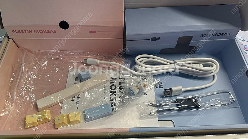 SPM PL87W MOKSAE 키보드 [저소음 목새축]...--2