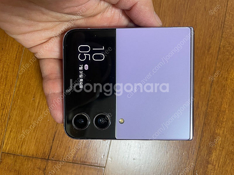 갤럭시 Z Flip4 퍼플 512GB--6