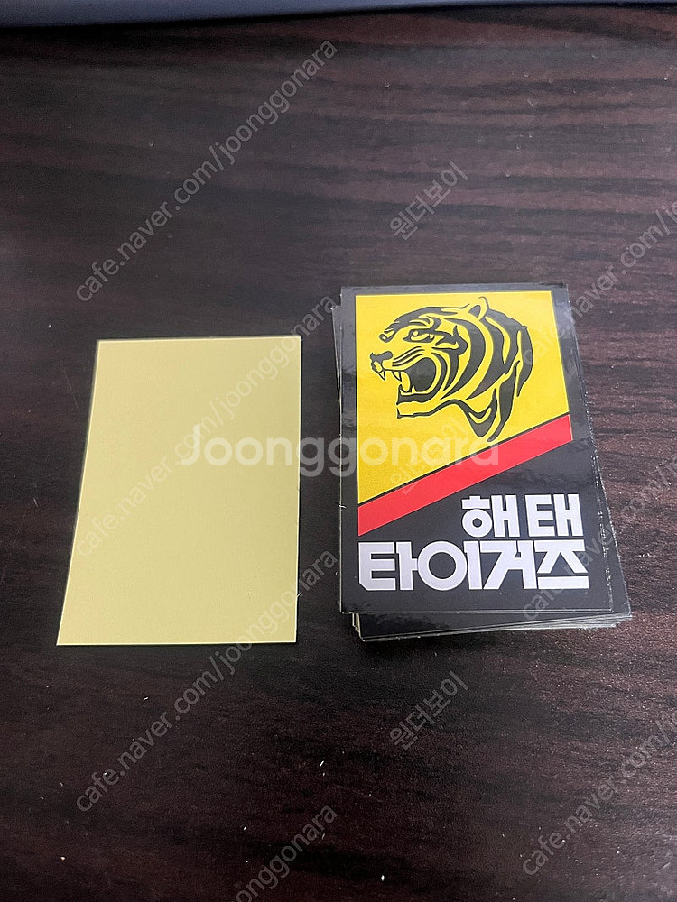 해태 타이거즈 야구팀 스티커 50장 일괄판매 4CmX6...--2