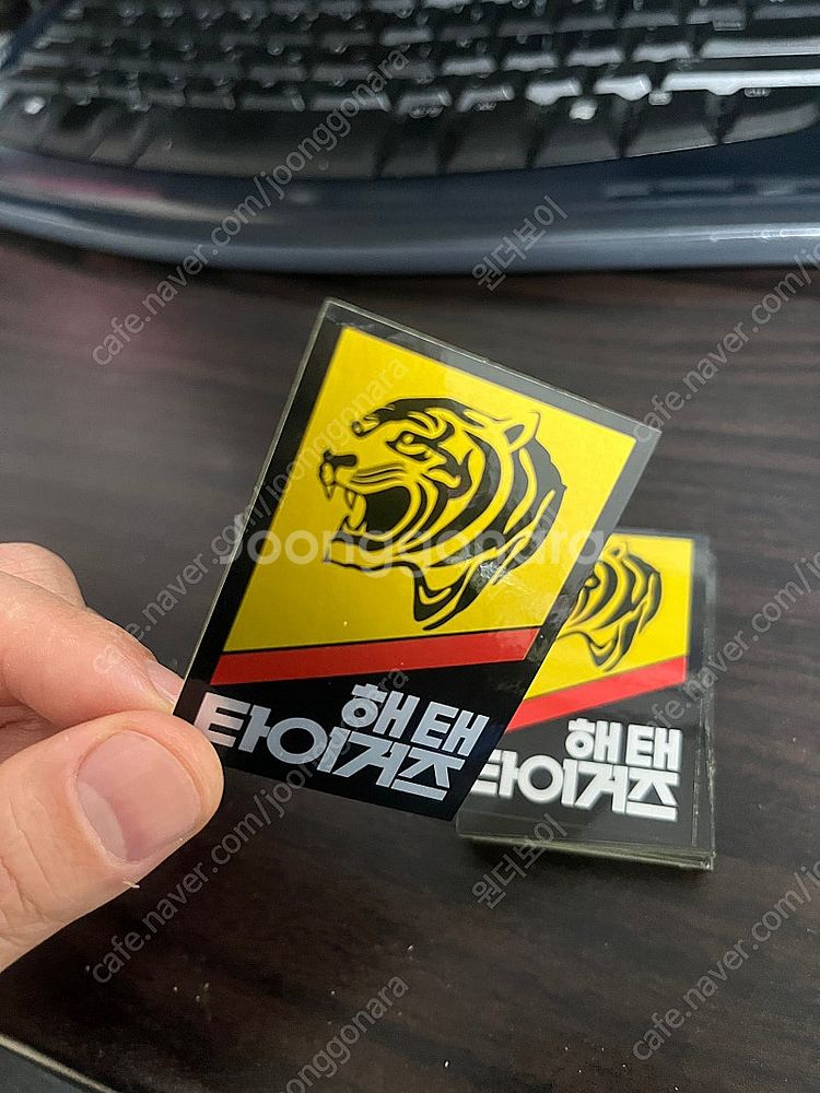 해태 타이거즈 야구팀 스티커 50장 일괄판매 4CmX6...--3