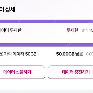 Lg데이터 유플러스 2기가