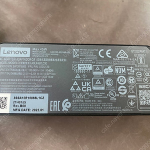 ADLX45YLC3D 레노버C타입 PD45W 충전기