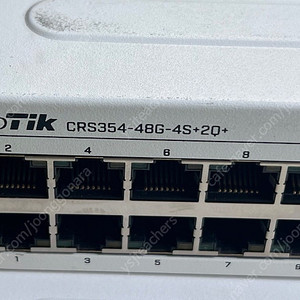 마이크로틱 스위치 허브 crs354-48g-4s-20+