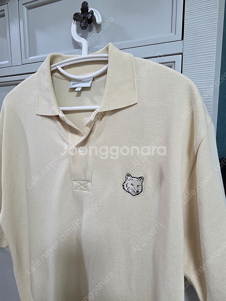 25SS 메종키츠네 카라티 폴로 PK 폭스헤드 티셔츠 ...--0