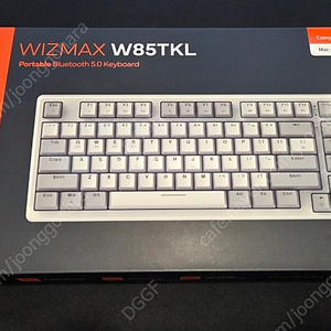 마이크로닉스 WIZMAX W85TKL 유무선 기계식 키보드 영문키캡