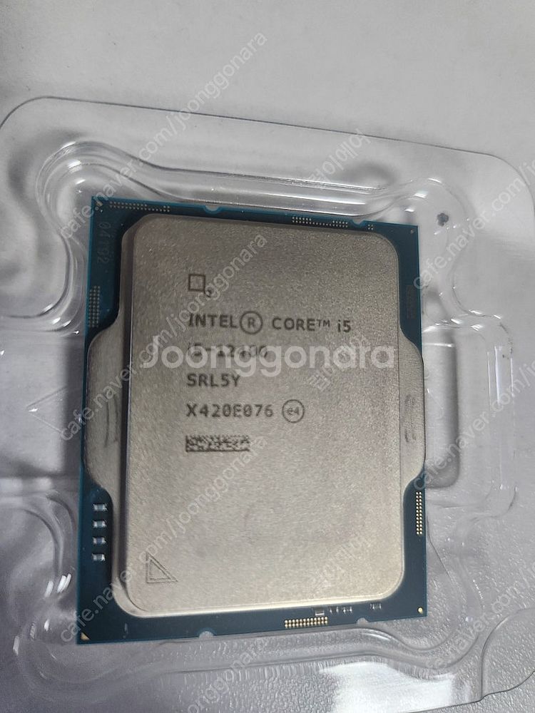 intel i5-12400 cpu (내장그래픽) 팝니다--1