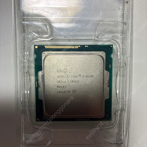 i5 4690k + asrock b85m pro4 cpu 보드셋